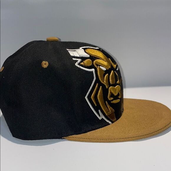 Chicago bulls Black and Gold Graphic Snapback Hat - Picture 3 of 7